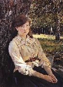 Valentin Serov Girl in the Sunlight. oil on canvas